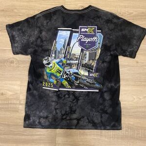SMX Playoffs Black Tie-Dye Men's Short Sleeve Tee